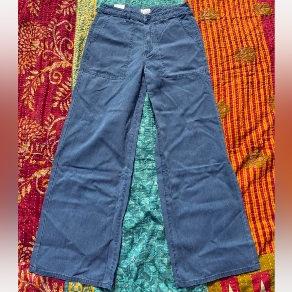 Brixton Women’s Vintage Military Lightweight Pant in Deep Sea, Size 27, NWT